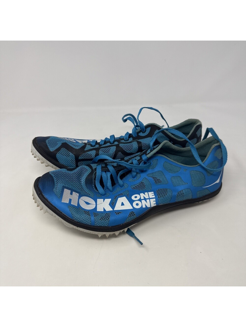 HOKA One One Rocket MD Track Spikes Men's Size 7.5 Blue Track & Field Shoes